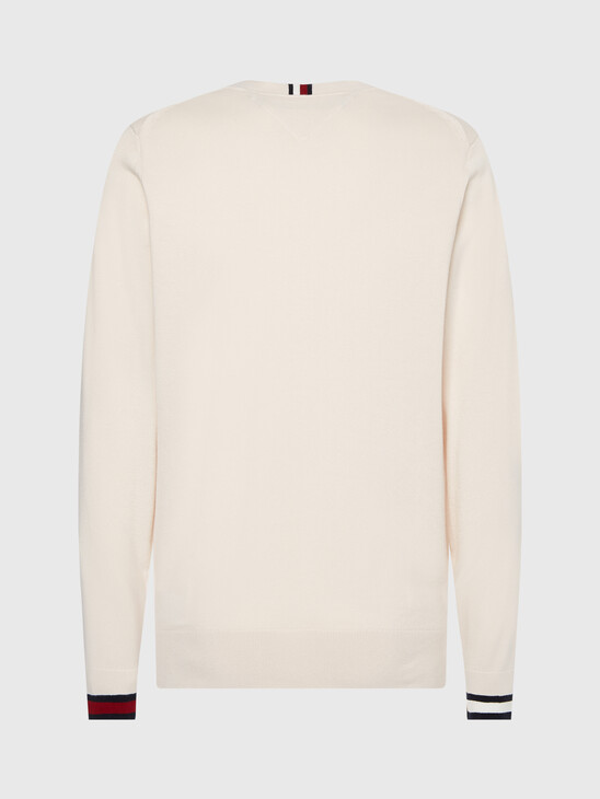LOGO EMBROIDERY CREW NECK JUMPER