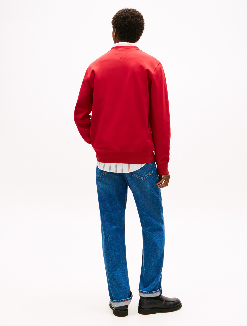 Heavy Twill Crewneck Sweatshirt, Arizona Red, hi-res