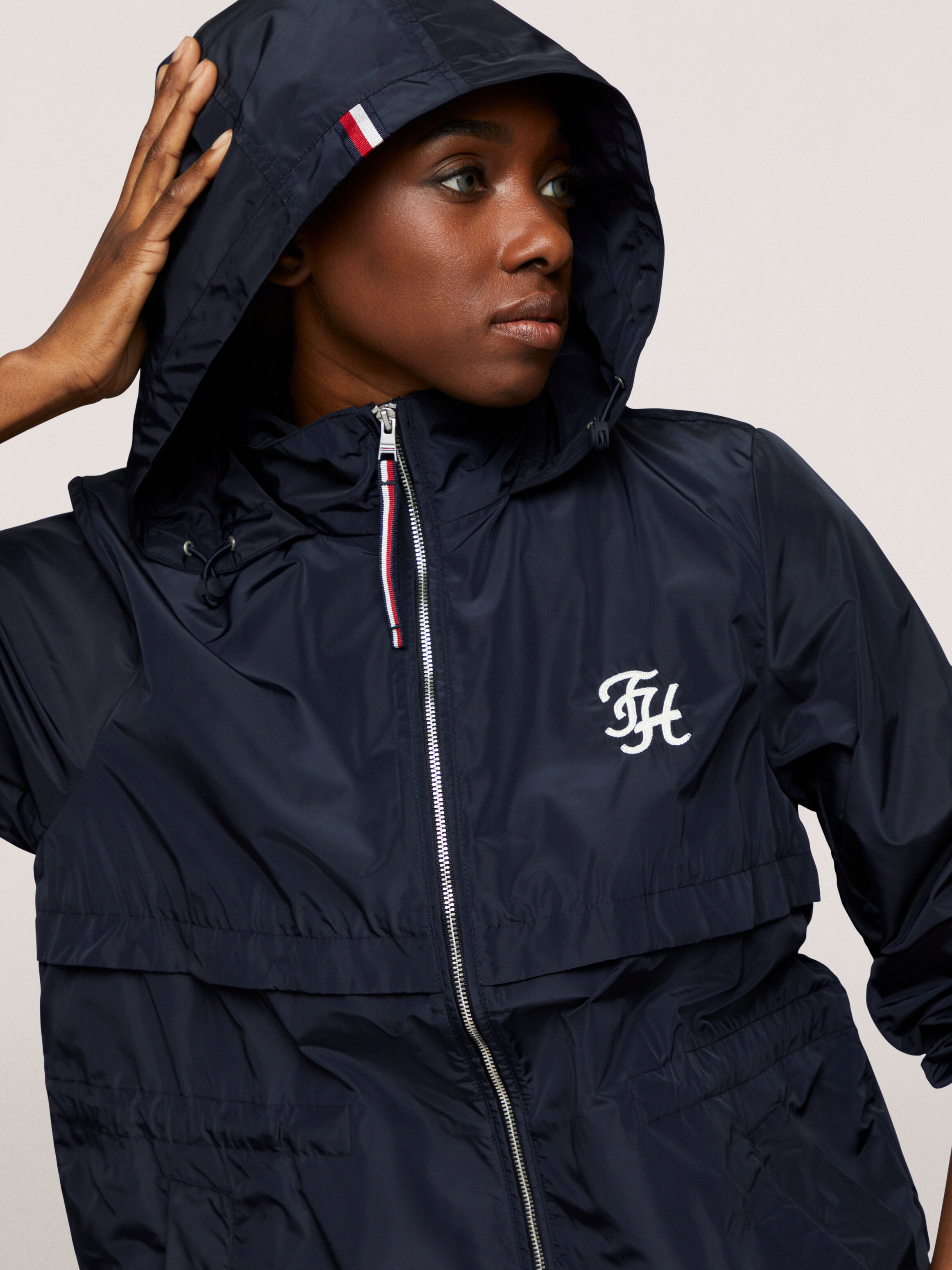 Lightweight windbreaker with hood store