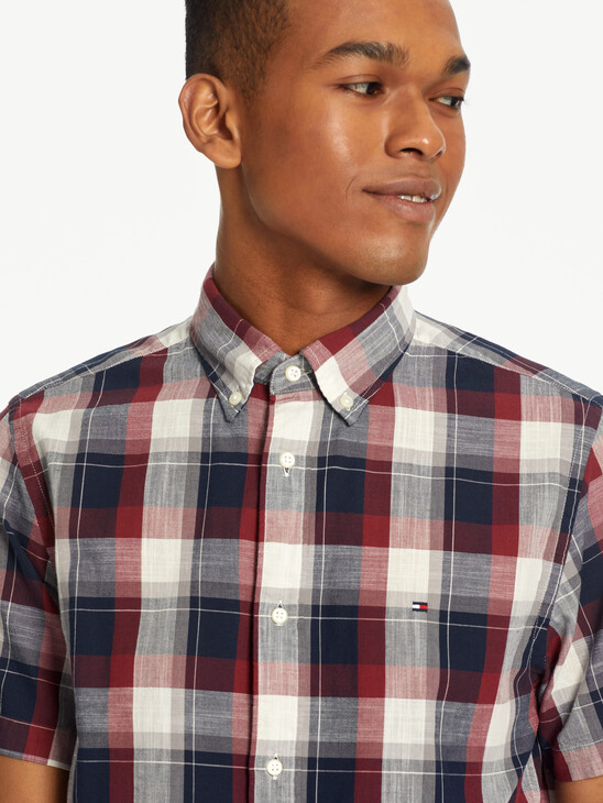 DENIM LOOK CHECK SHIRT DENIM LOOK CHECK SHIRT