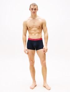 3-Pack Logo Waistband Trunks, Th Wht/ Med Red/ Dsrt Sky, hi-res