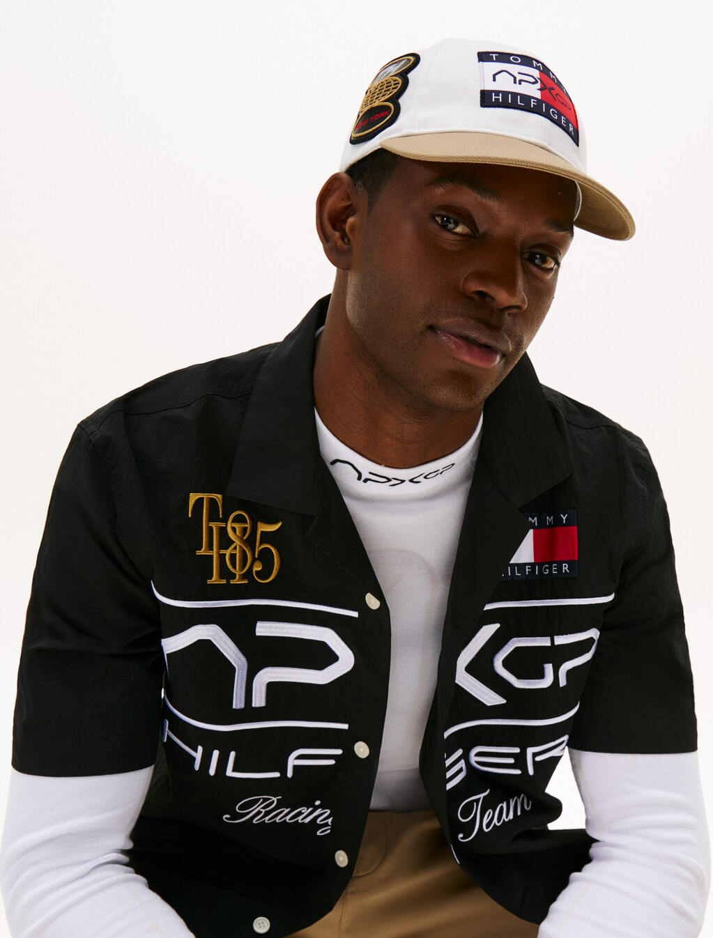 The APXGP Collection Logo Baseball Cap, Ecru, hi-res