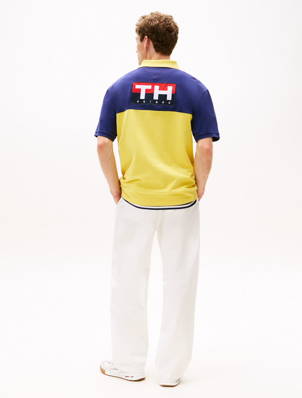 Hilfiger Sailing Back Logo Polo Shirt, Soft Sunflower, hi-res
