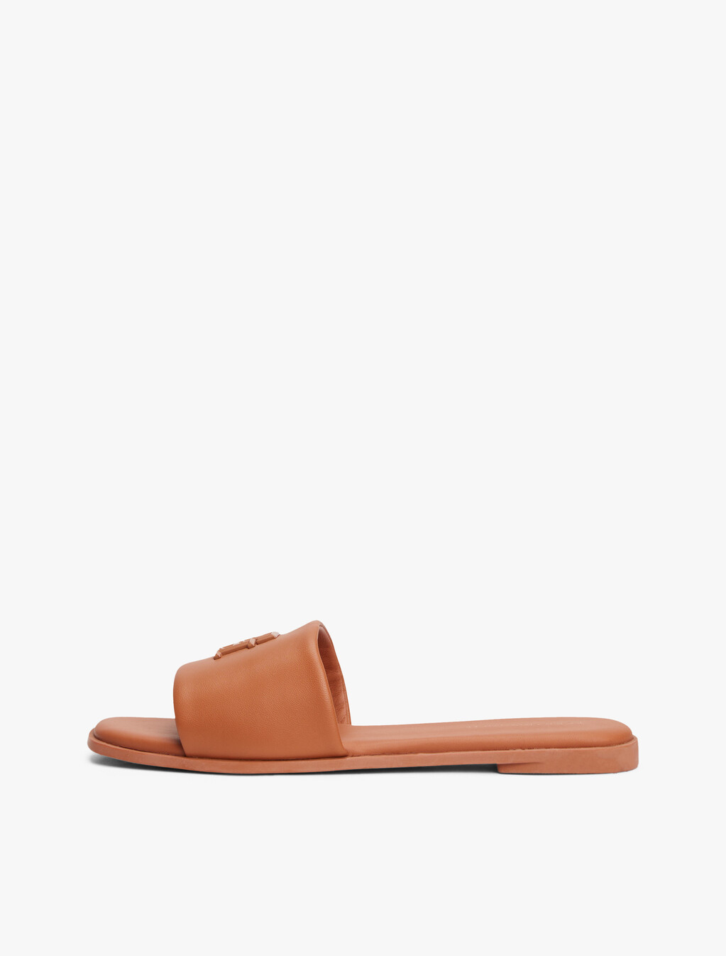 TH Monogram Leather Mules, Cinnamon Bark, hi-res