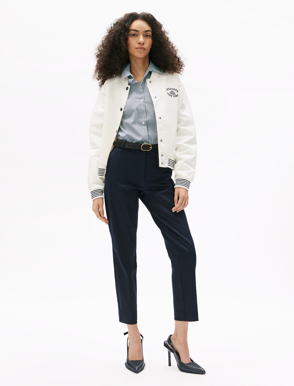 Asia Fit Regular Poplin Shirt, Classic Ithaca/ Dark Night Navy, hi-res