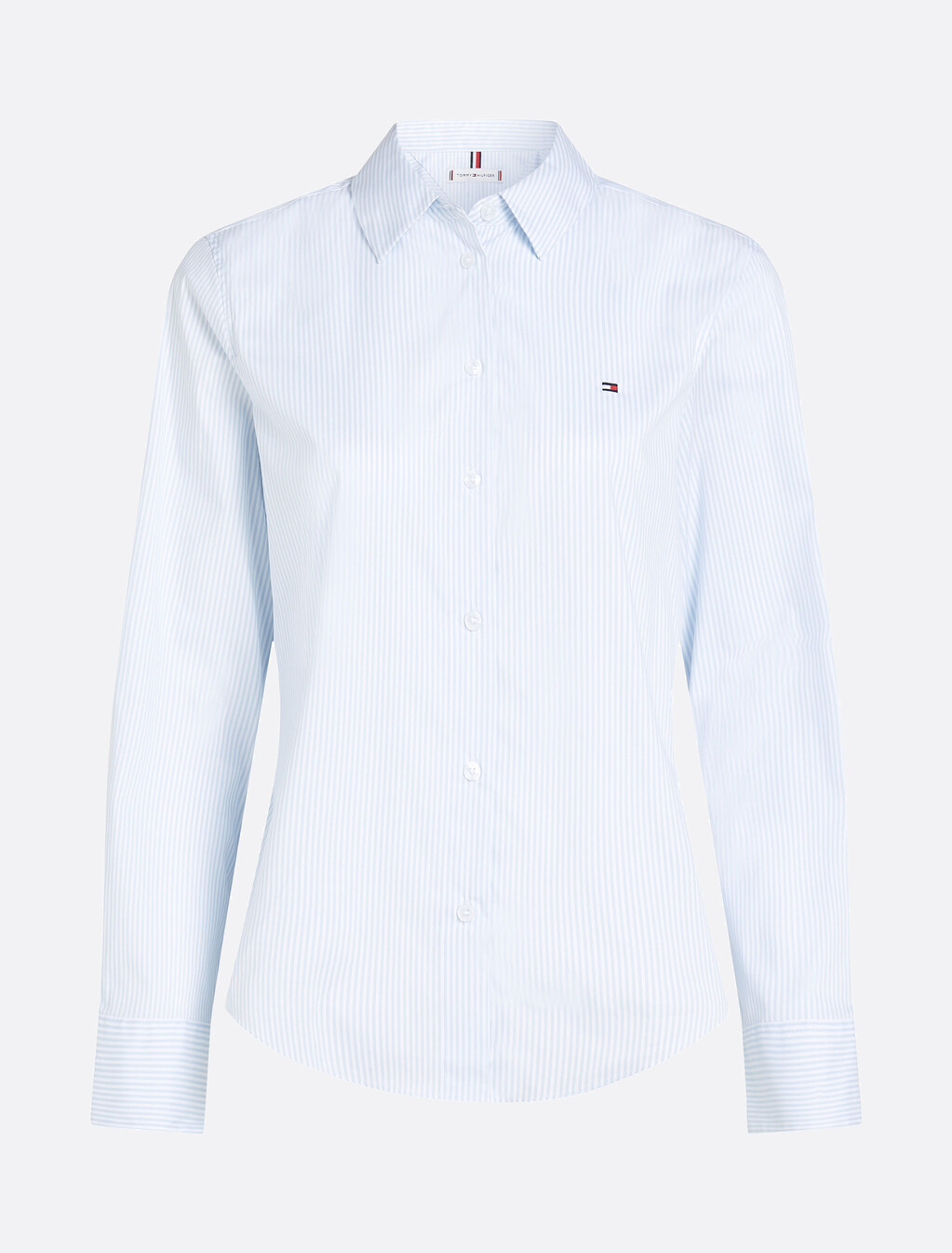 Asia Fit Regular Poplin Shirt, Classic Ithaka Stp Breezy Blue, hi-res