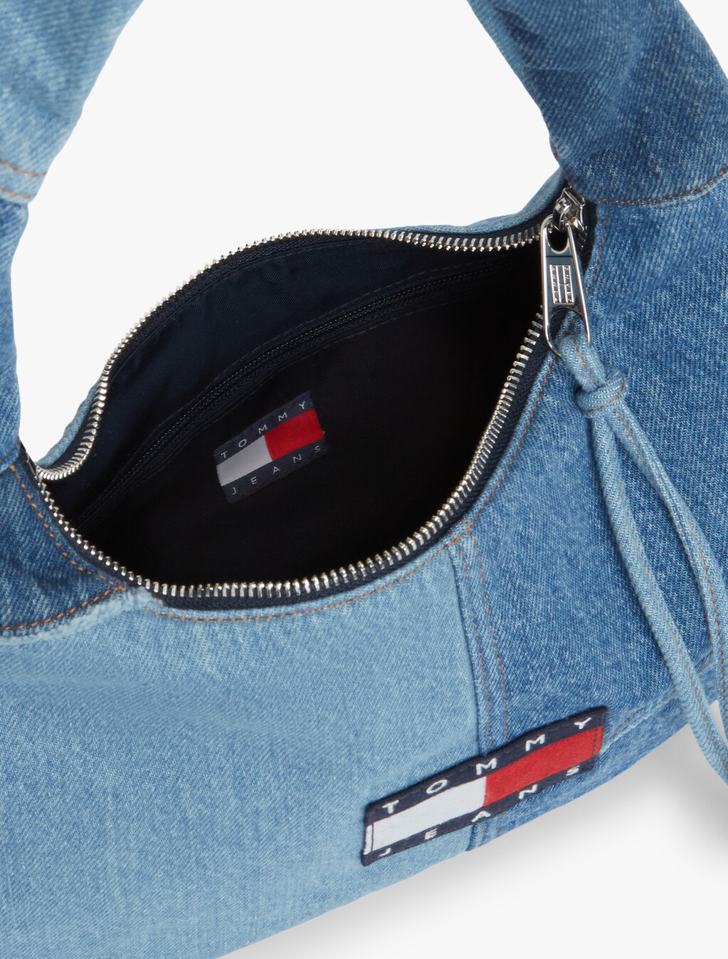Patchwork Denim Shoulder Bag, Denim Patch, hi-res