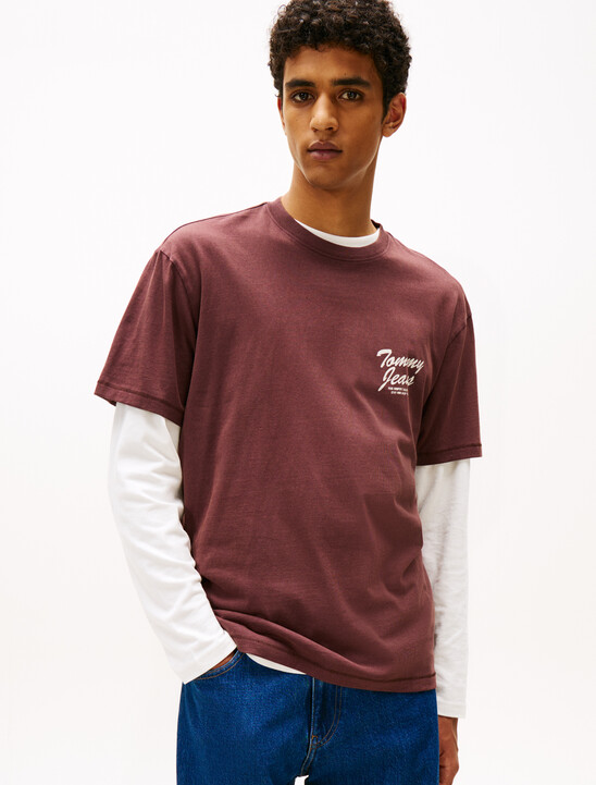 Back Graphic Relaxed Crew Neck T-Shirt