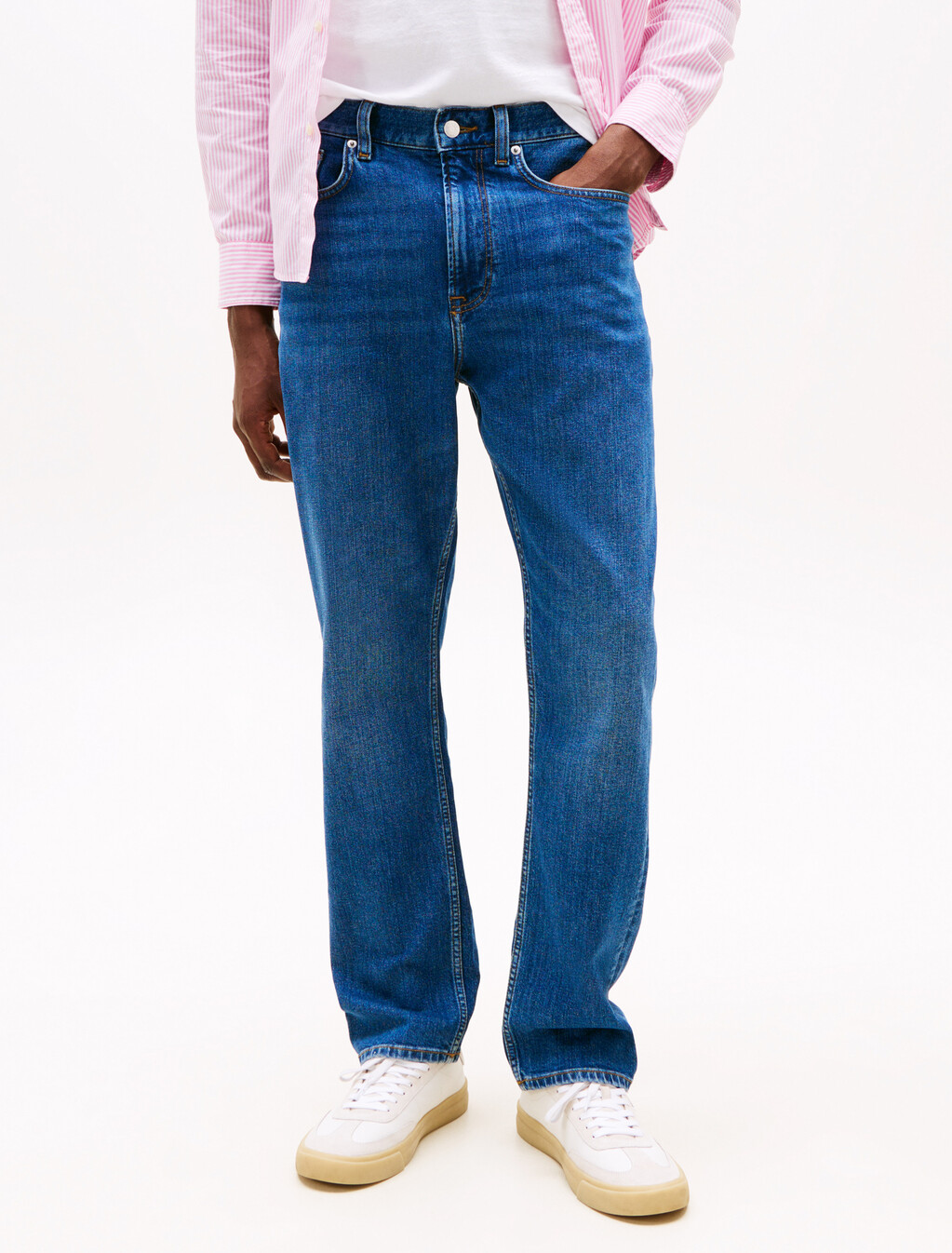 Faded Regular Jeans, Cobalt Blue, hi-res