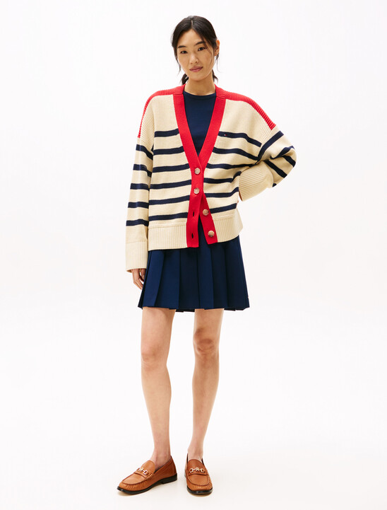 Relaxed V-Neck Cardigan