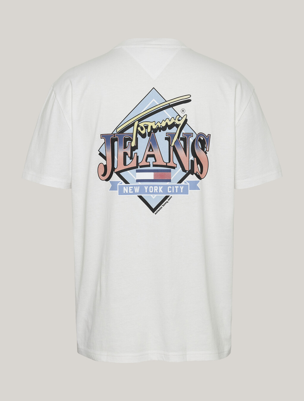 Retro Logo Regular T-Shirt, White, hi-res