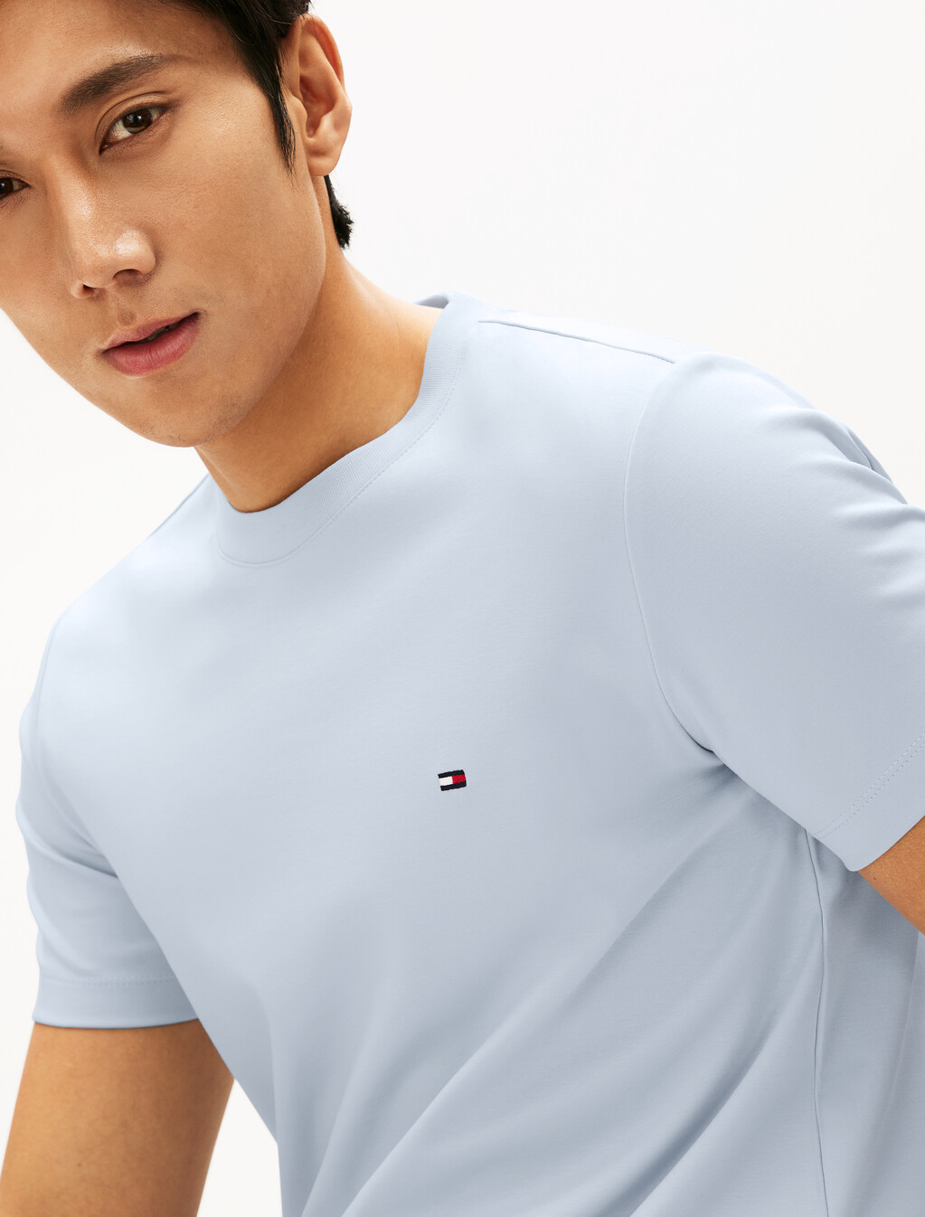 Interlock Slim Fit T-Shirt, Breezy Blue, hi-res
