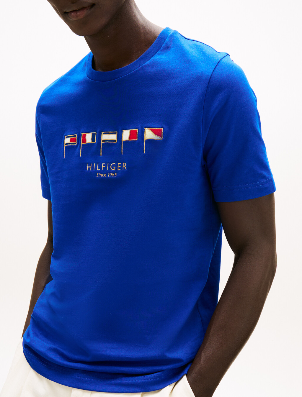 Hilfiger Multi Flag T-Shirt, Wedge Blue, hi-res