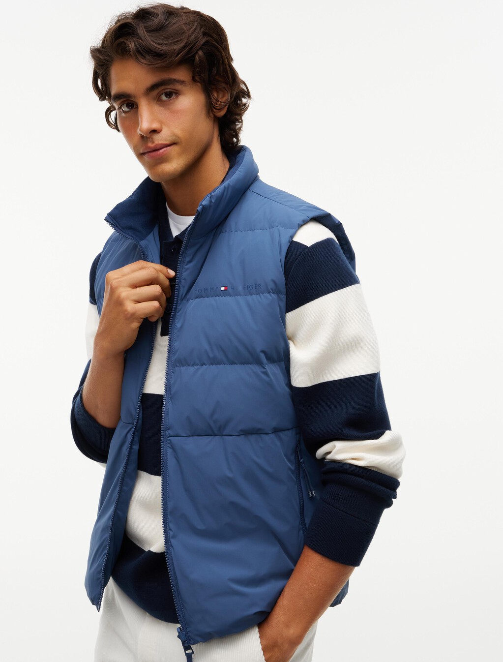 Tech Lightweight Down 3-In-1 Jacket, Navy Blue / Aegean Sea, hi-res