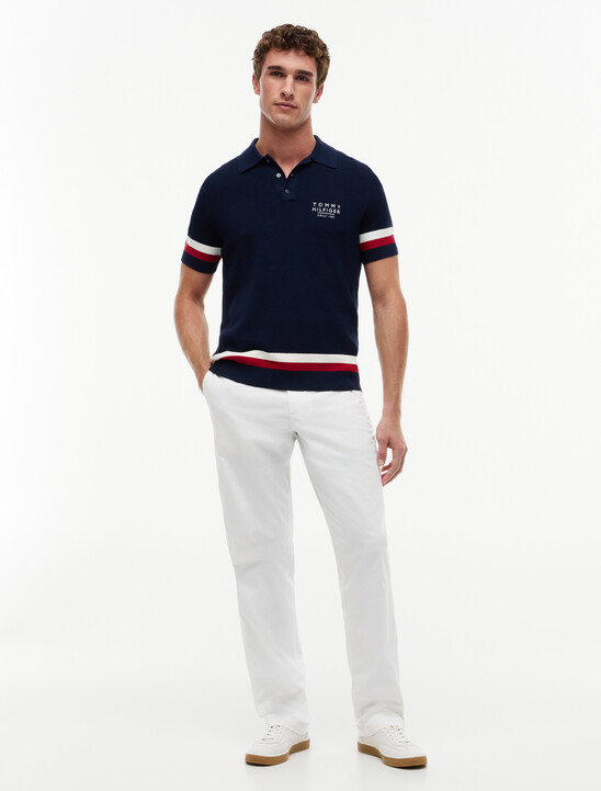 Regular Fit Signature Textured Polo Shirt