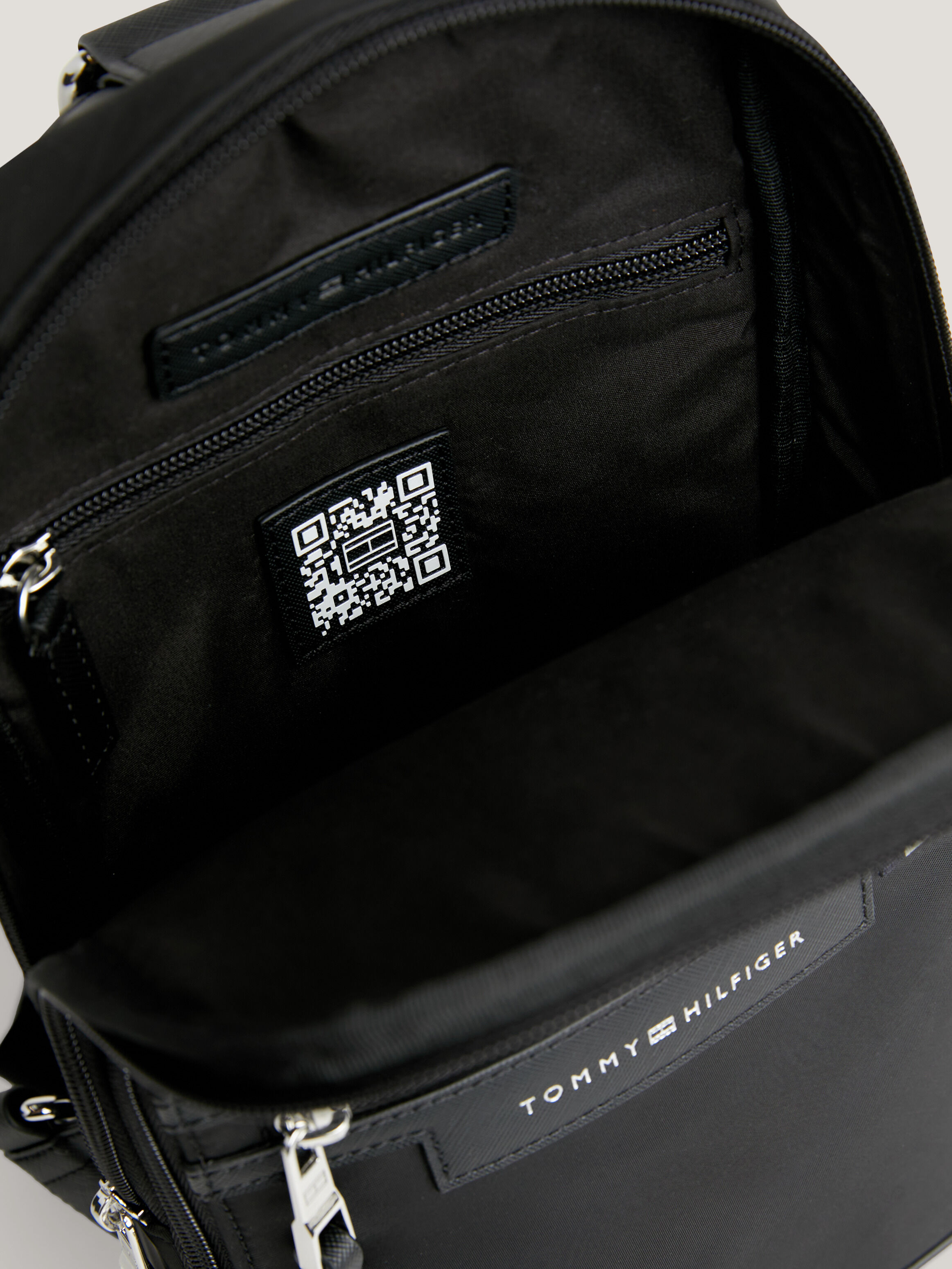 Tommy hilfiger black sling bag best sale