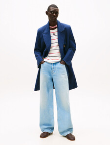 The Runway Collection Oversized Wide Leg Jeans, Light Stone Wash, hi-res