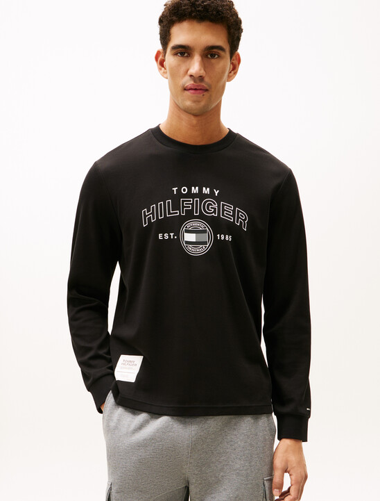 Interlock Cotton Long Sleeve T-Shirt