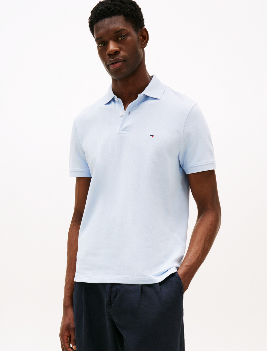 Regular Fit Polo Shirt, Breezy Blue, hi-res