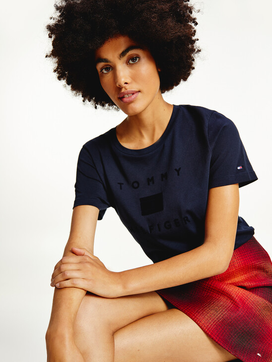 Organic Cotton Tonal Logo T-Shirt Organic Cotton Tonal Logo T-Shirt