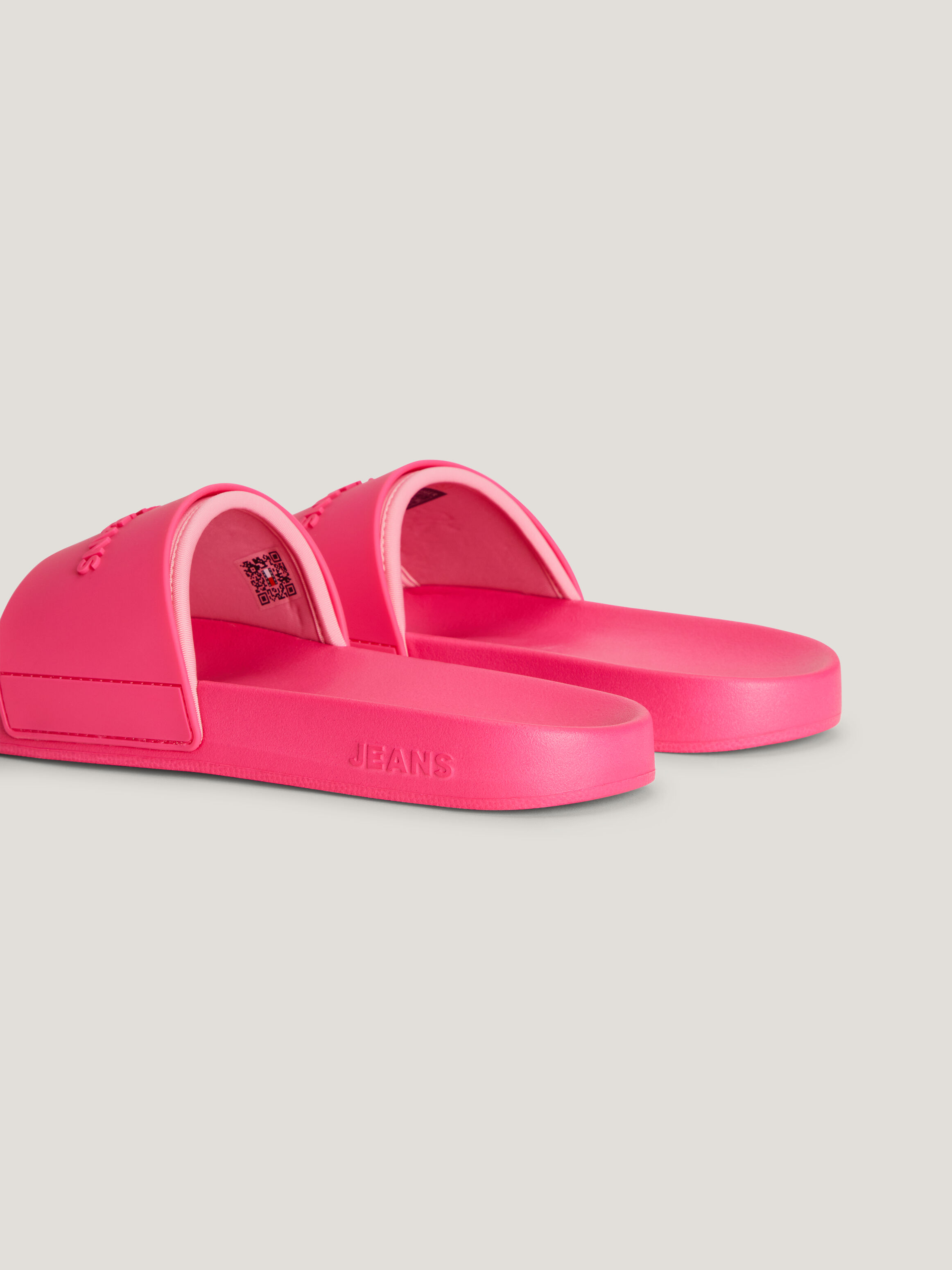 Embossed Logo Pool Slides pink Tommy Hilfiger Malaysia
