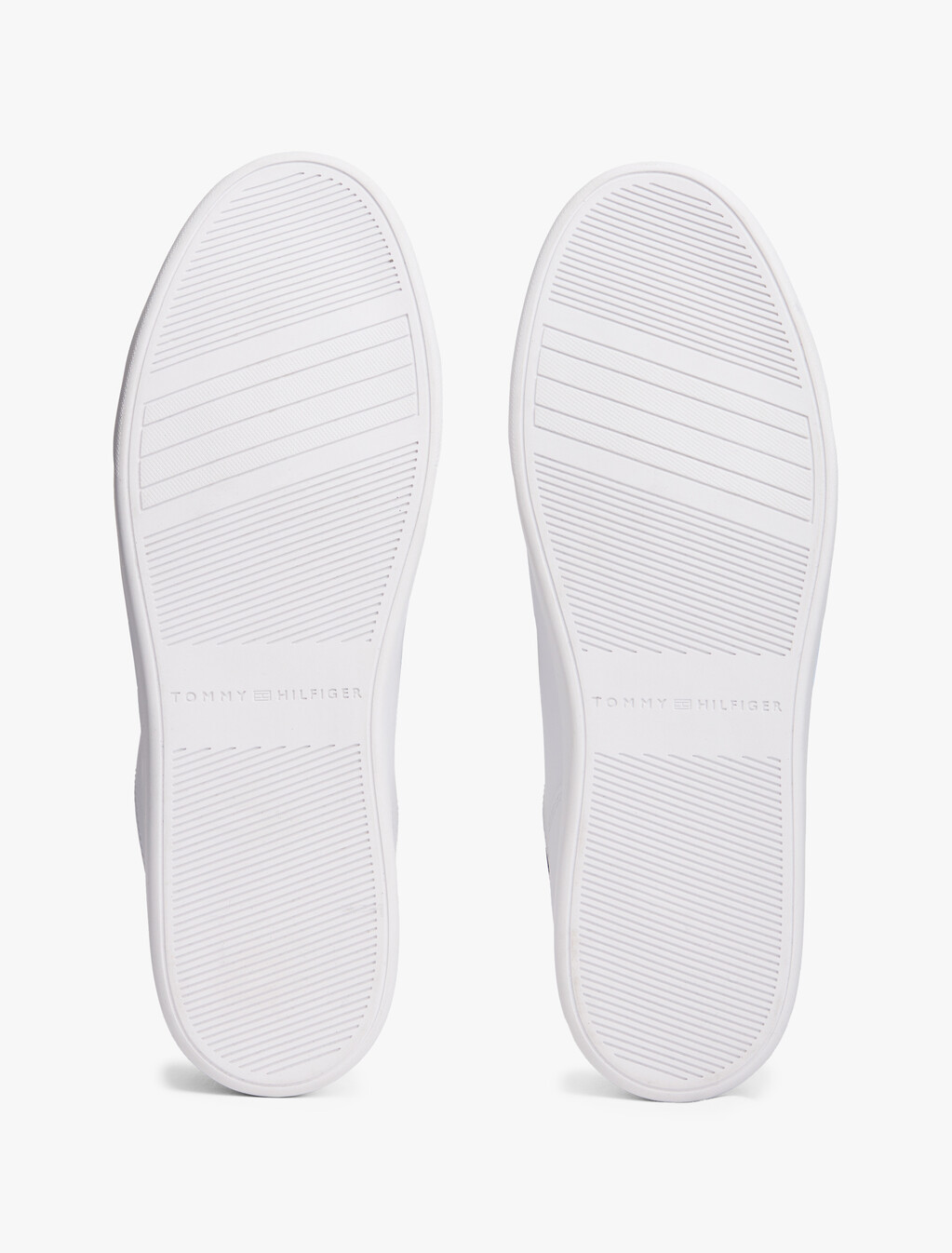 Leather Cupsole Trainers, White / Space Blue, hi-res