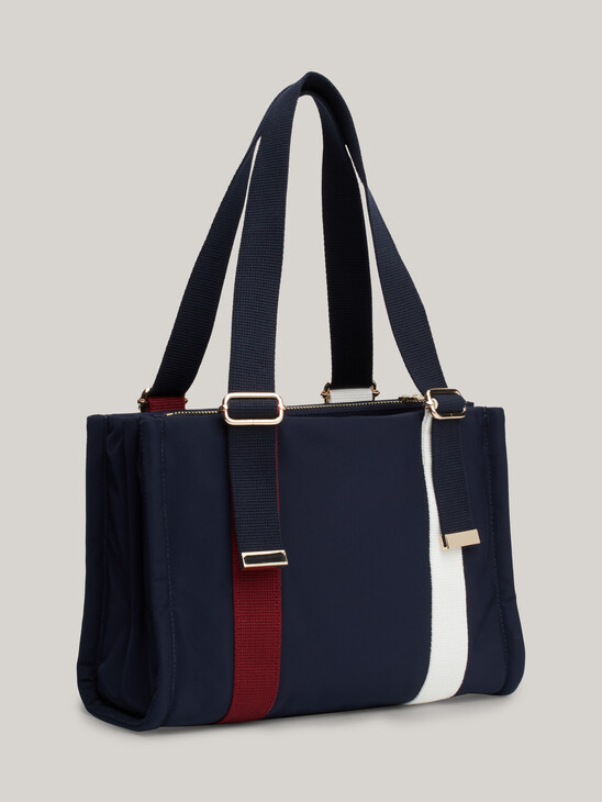 TH Monogram Colour-Blocked Tote