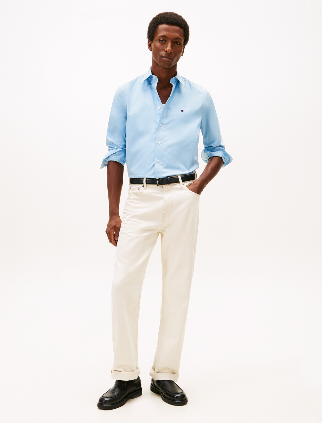 Asia Fit Non Iron Shirt, Well Water, hi-res