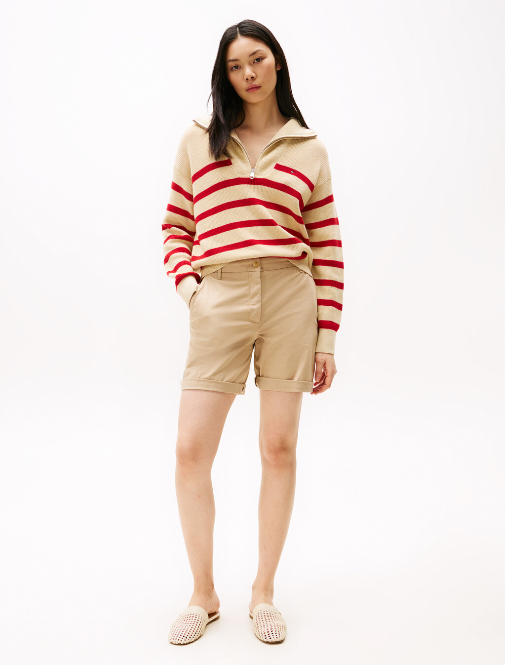 Pleated Shorts, Tundra Brown, hi-res