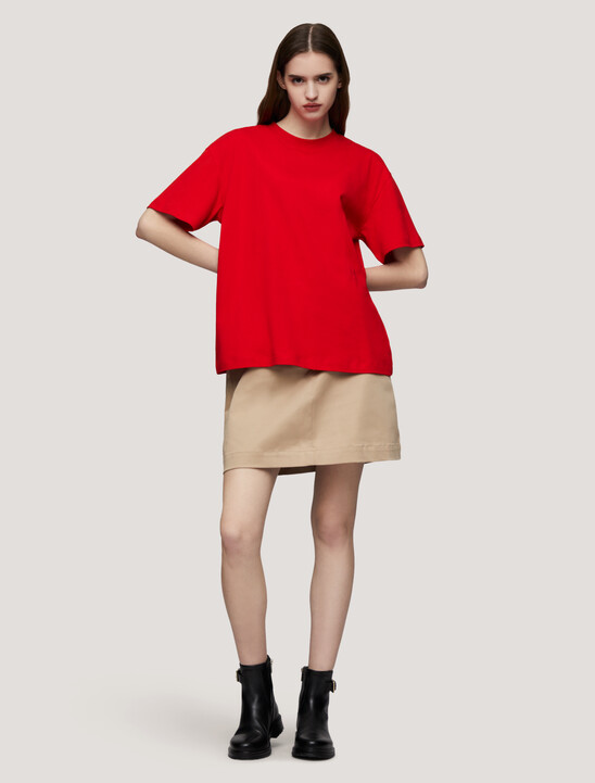 Metallic TH Monogram Stamp Relaxed T-Shirt