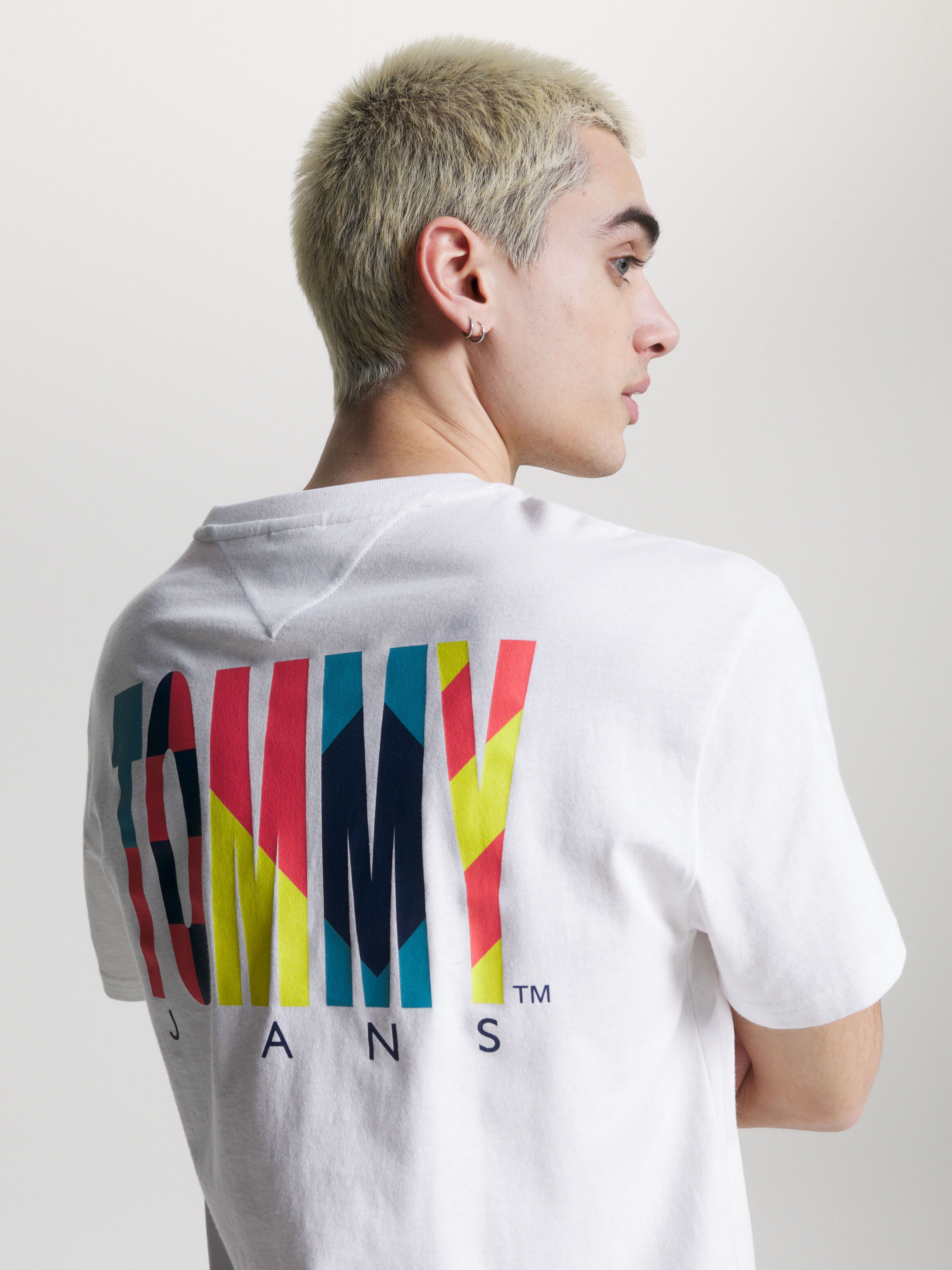Tommy jeans top retro logo tee