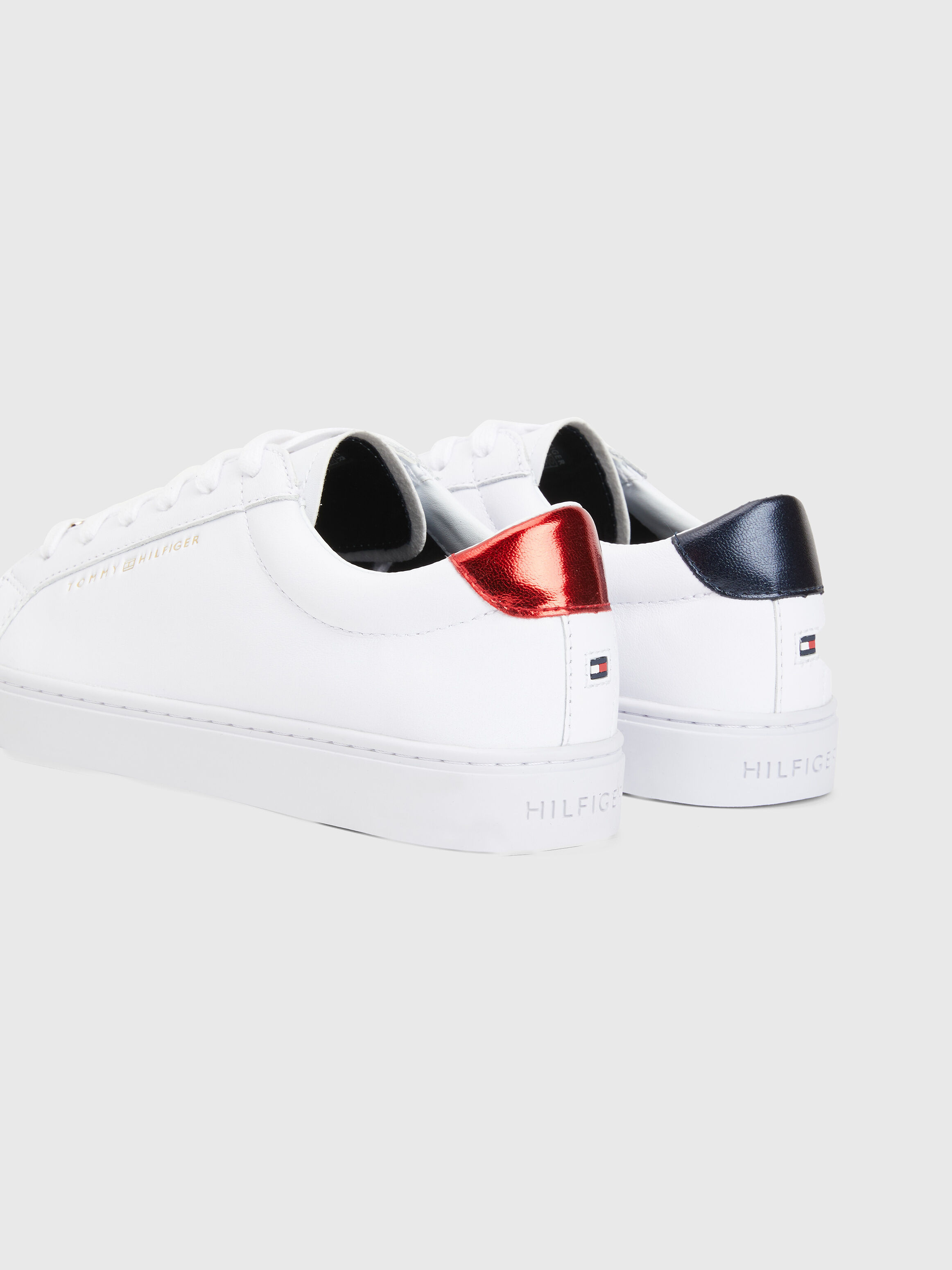 Tommy hilfiger metallic detail city trainers top