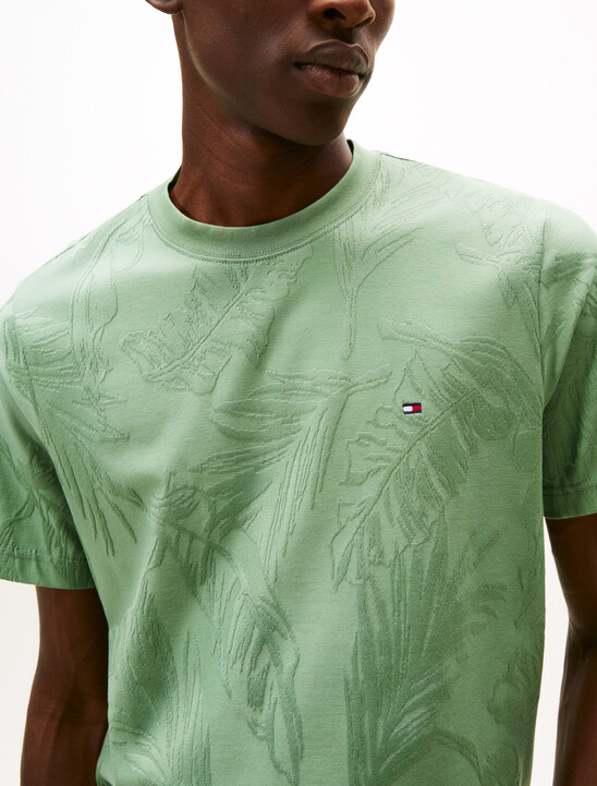 Floral Jacquard T-Shirt