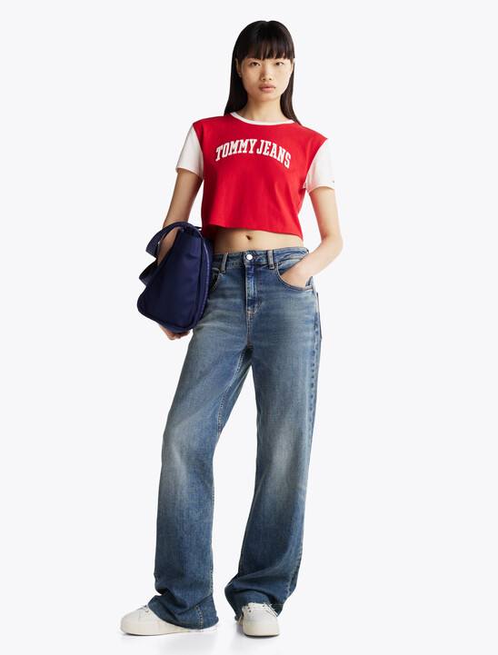 Varsity Logo Cropped T-Shirt