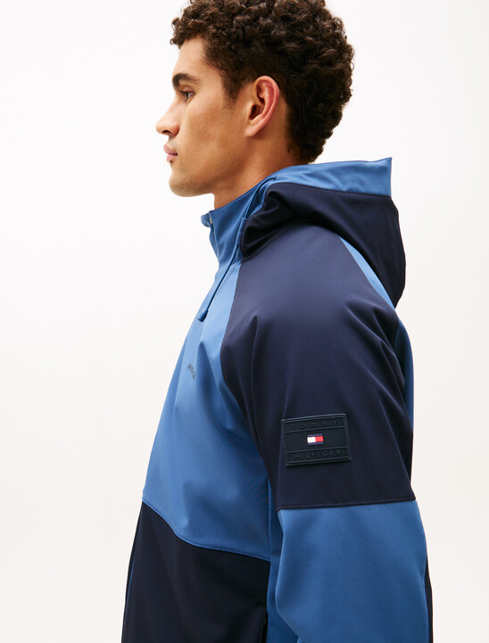 Color Block Brushed Fleece Jacket