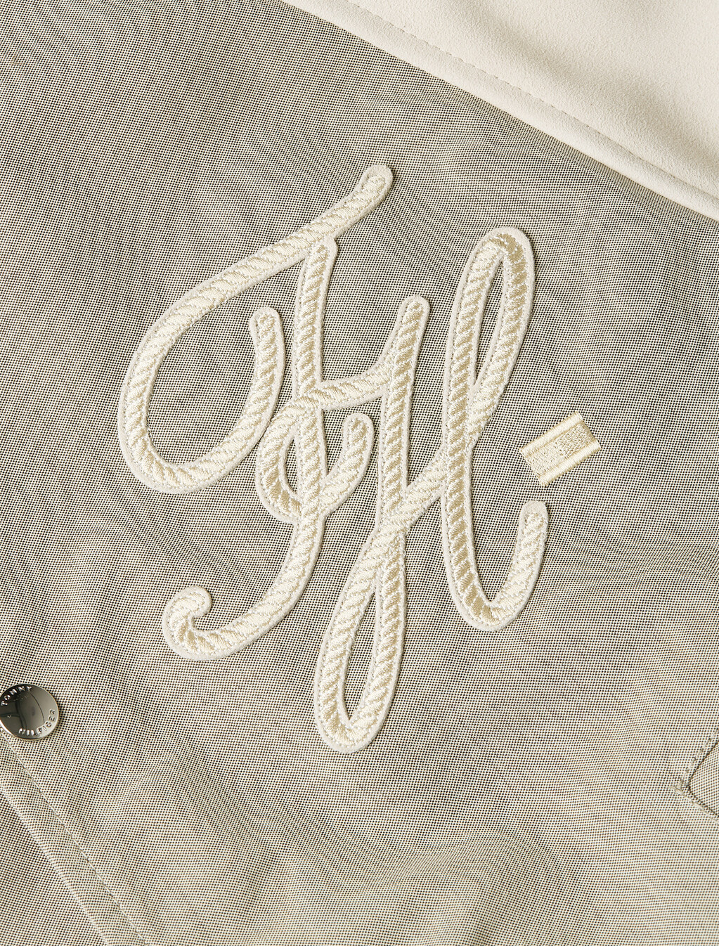 Suede Varsity Bomber Jacket, Sandalwood, hi-res