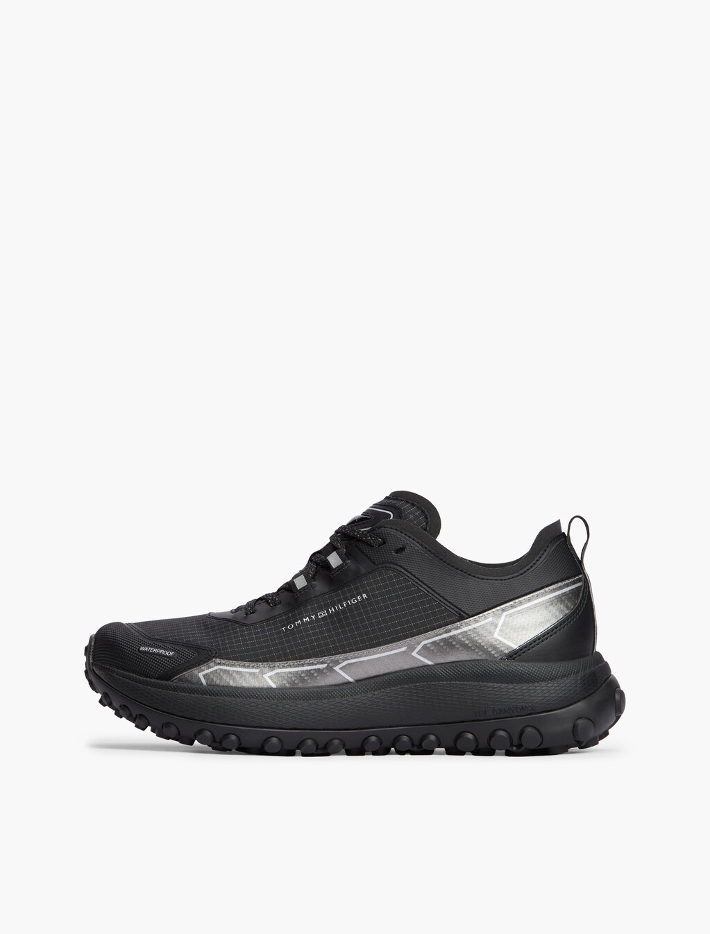 Outdoor Waterproof Non-Slip Trainers, Black, hi-res