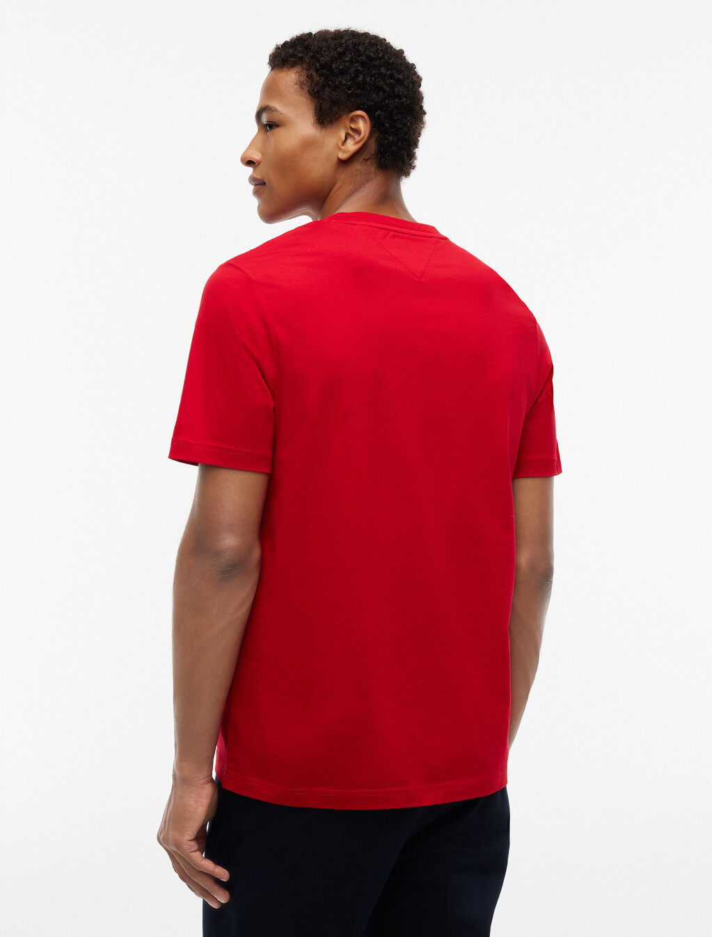 Varsity Logo Embroidery Crew Neck T-Shirt, Medium Red, hi-res