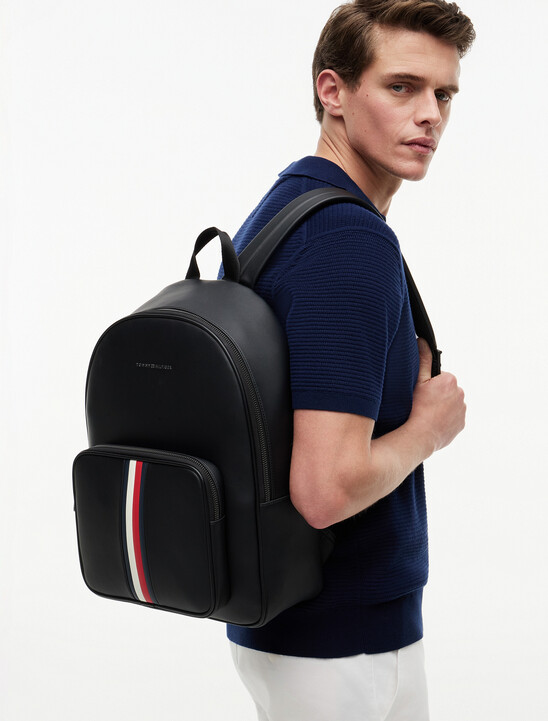 Signature Tape Logo Dome Backpack