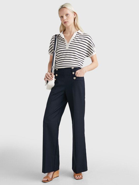 STRIPE RELAXED FIT POLO