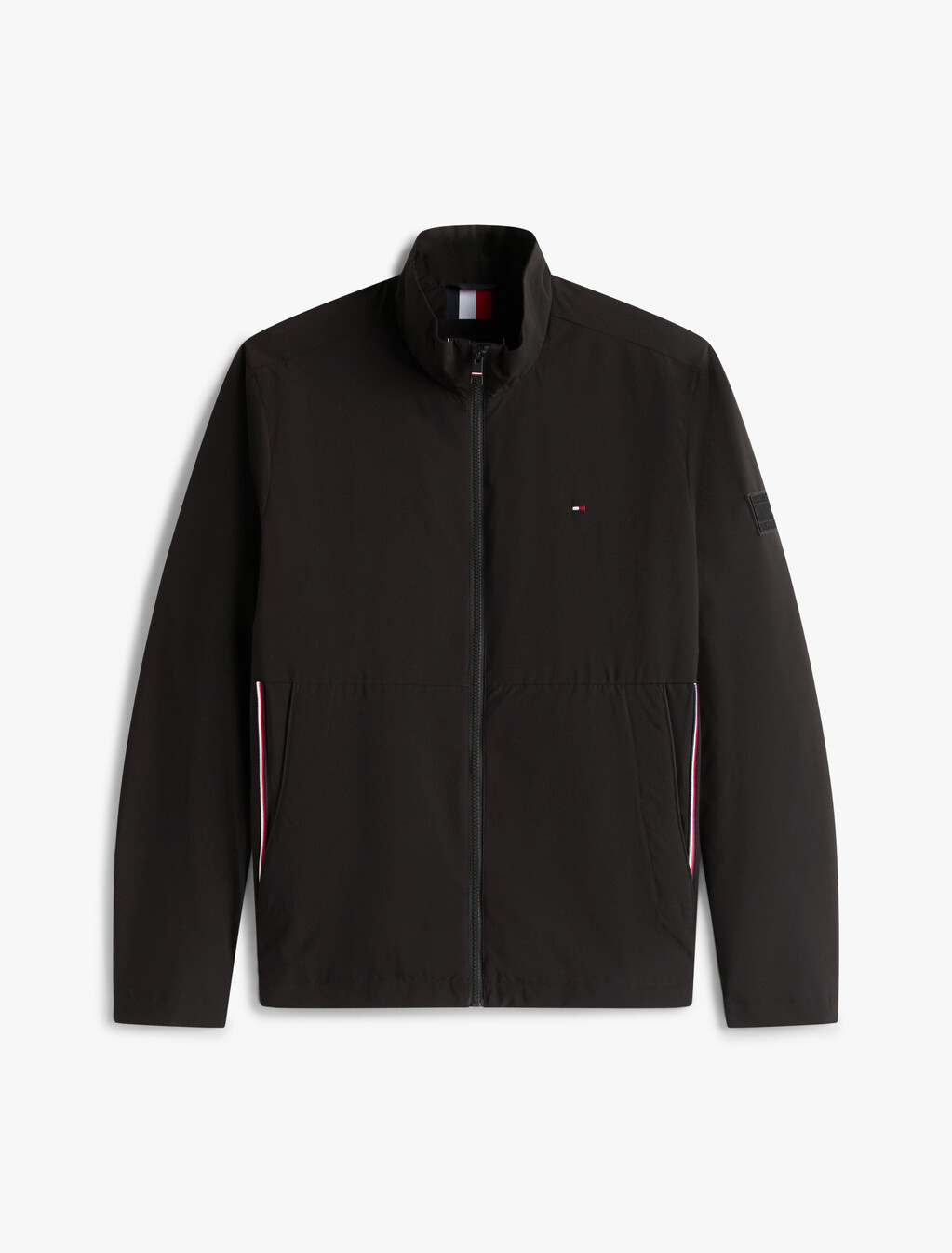 Zip Thru Blouson, Black, hi-res