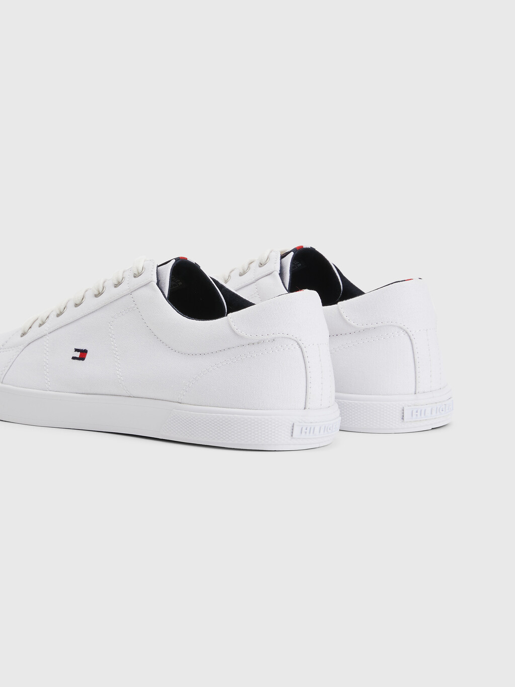 ICONIC LONG LACE TRAINERS, Triple White, hi-res