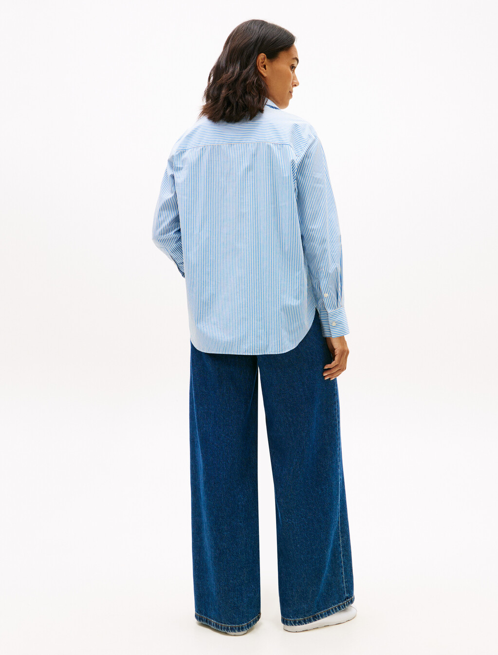 Essential Poplin Easy Fit Shirt, Classic Ithaca Stp Mesmerizing Blue, hi-res