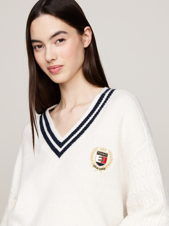 Tommy Prep Cable Knit Jumper