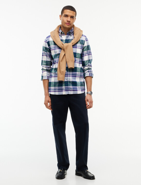 Regular Fit Tartan Check Flannel Shirt