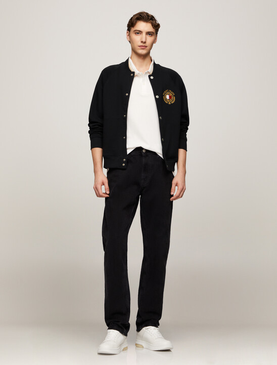 Tommy Crest Relaxed Bomber Jacket