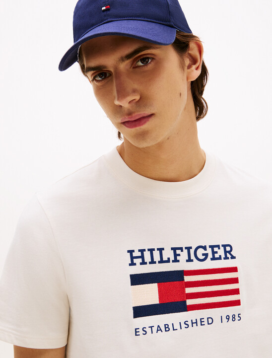 Americana Monotype Flag Box T-Shirt