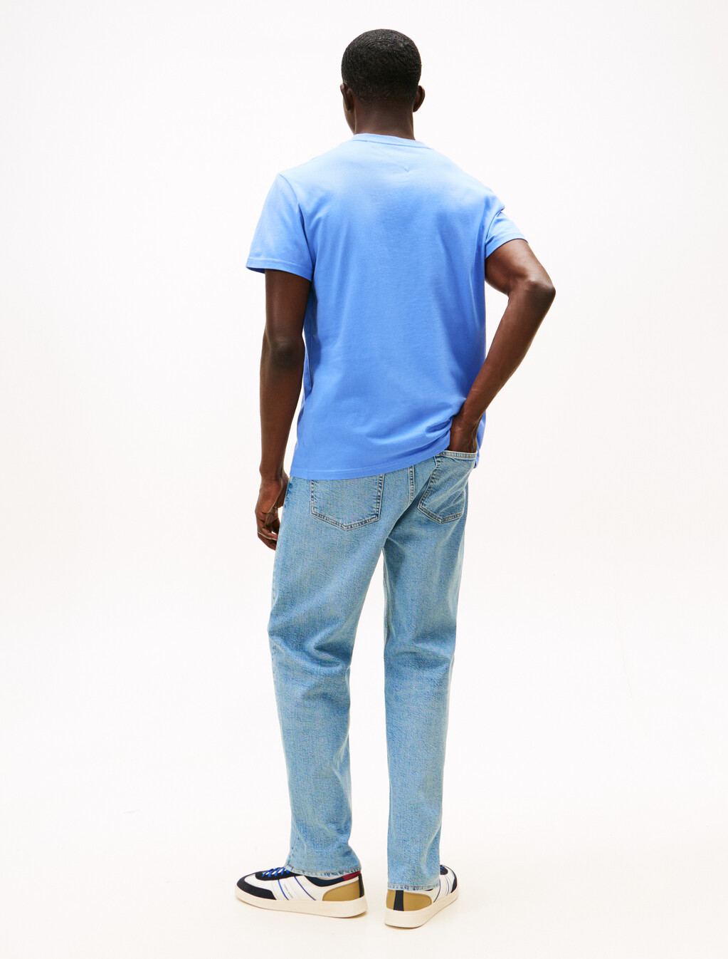 Logo Jersey Slim T-Shirt, Light Horizon Blue, hi-res