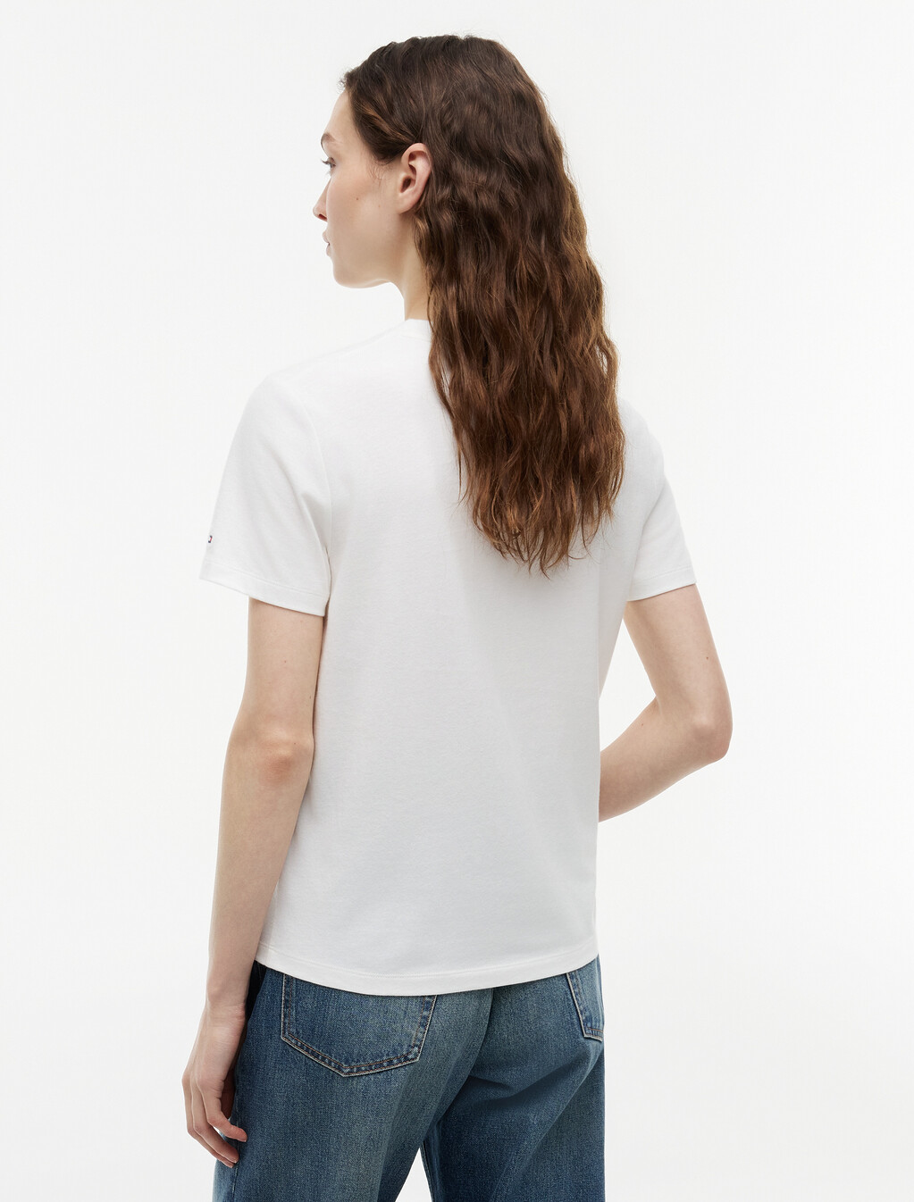 Embellished Logo Jersey T-Shirt, Ecru, hi-res