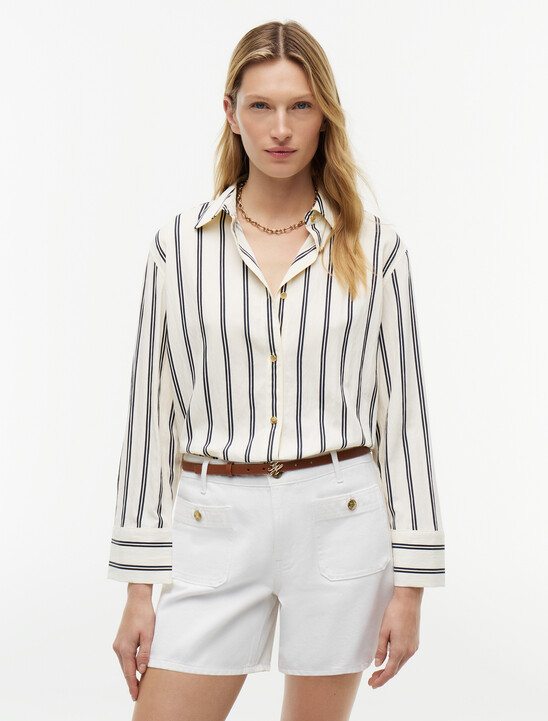 Relaxed Fit Stripe Shirt